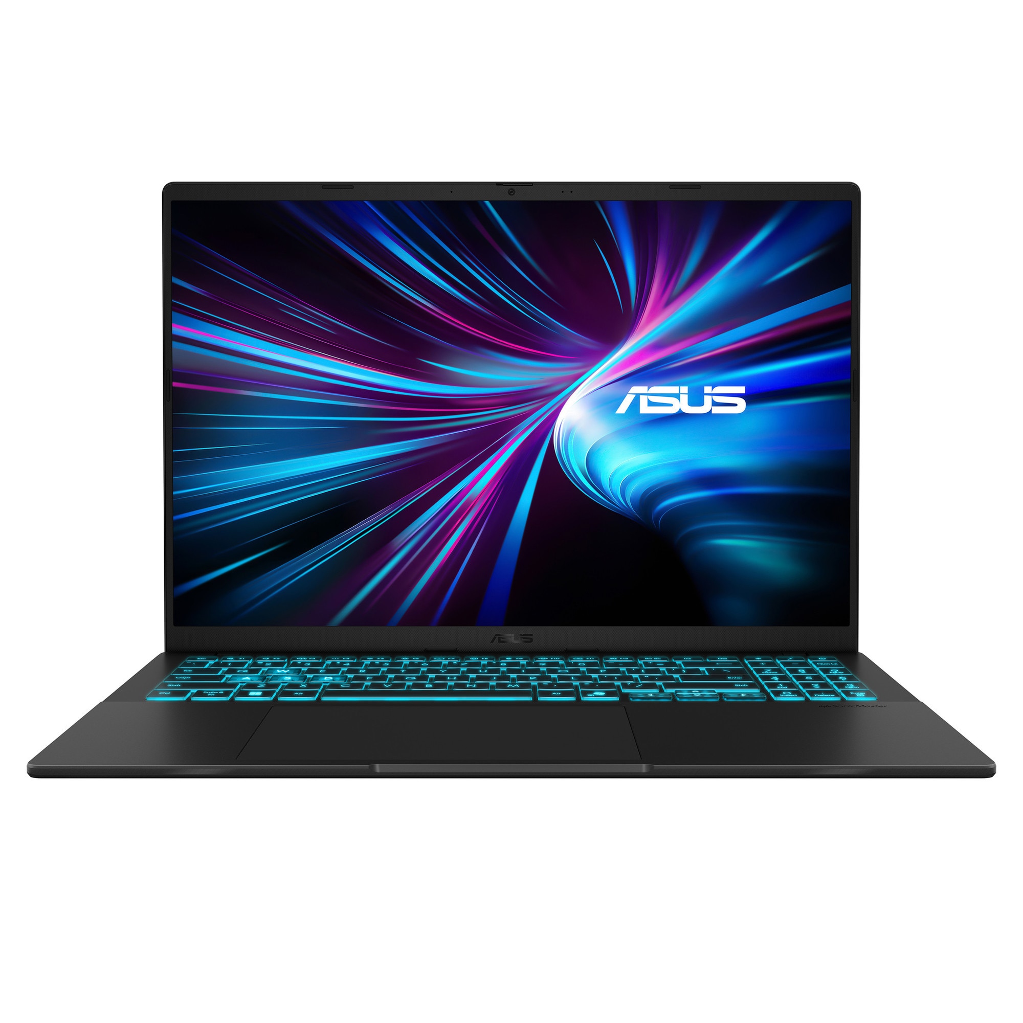 Laptop ASUS V16 V3607VH cu procesor Intel® Core™ 7 240H pana la 5.2GHz, 16'', WUXGA, 144Hz, 16GB DDR5 RAM, 1TB SSD, NVIDIA® GeForce RTX™ 5050 8GB GDDR7, No OS, Matte Black