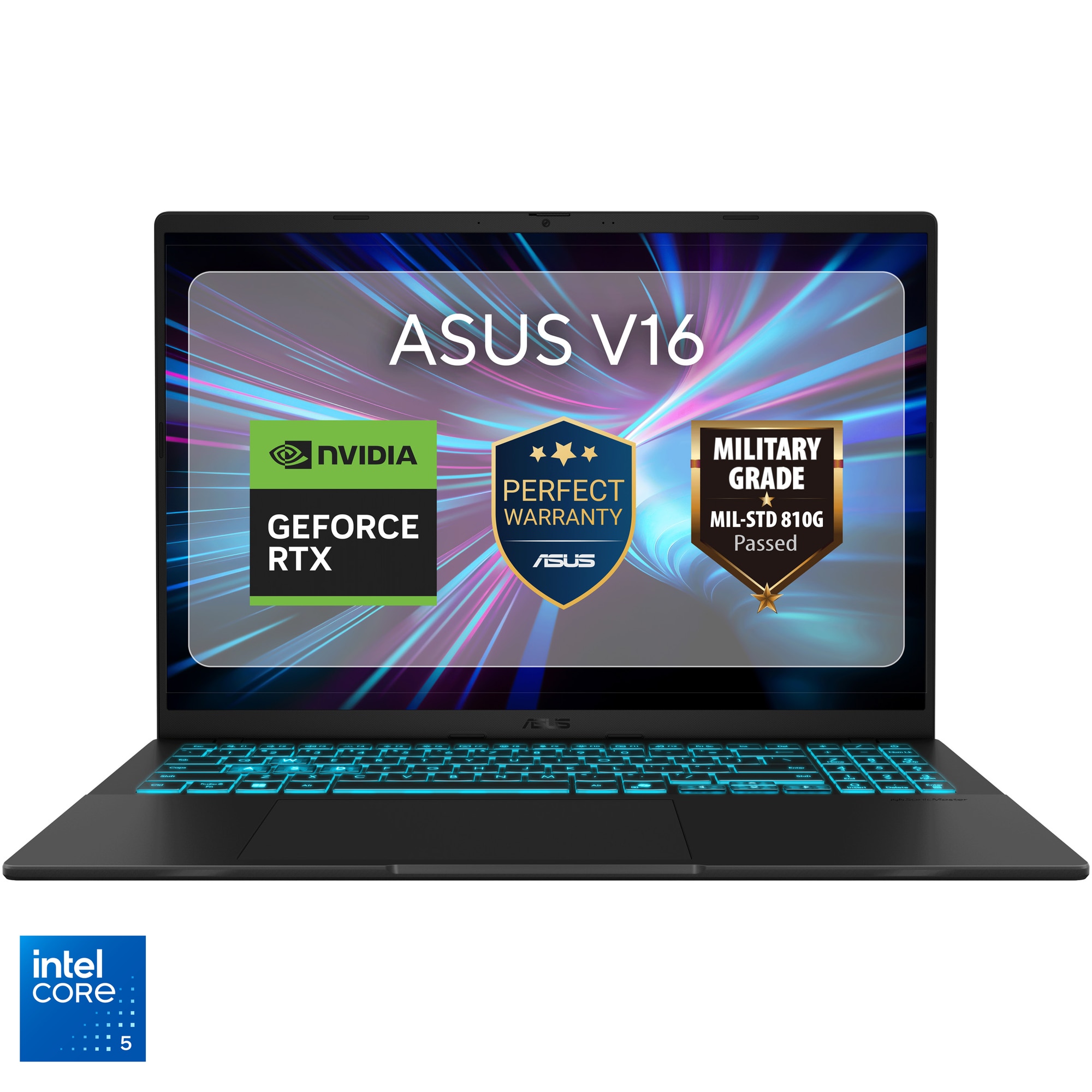 Laptop ASUS V16 V3607VH cu procesor Intel® Core™ 5 210H pana la
