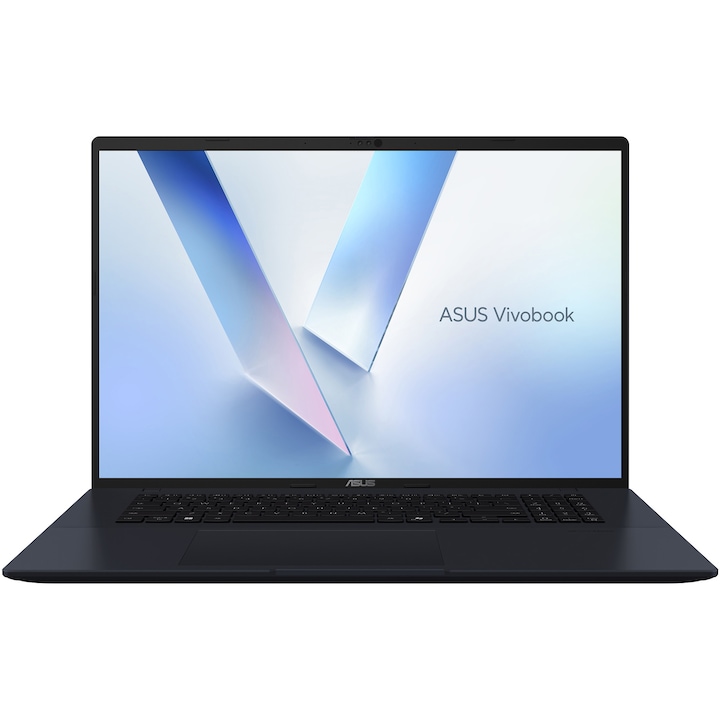 Laptop ASUS Vivobook 18 M1807HA cu procesor AMD Ryzen™ 7 260 pana la 5.1GHz, 18'', WUXGA, IPS, 144Hz, 32GB DDR5 RAM, 1TB SSD, AMD Radeon™ Graphics, No OS, Quiet Blue