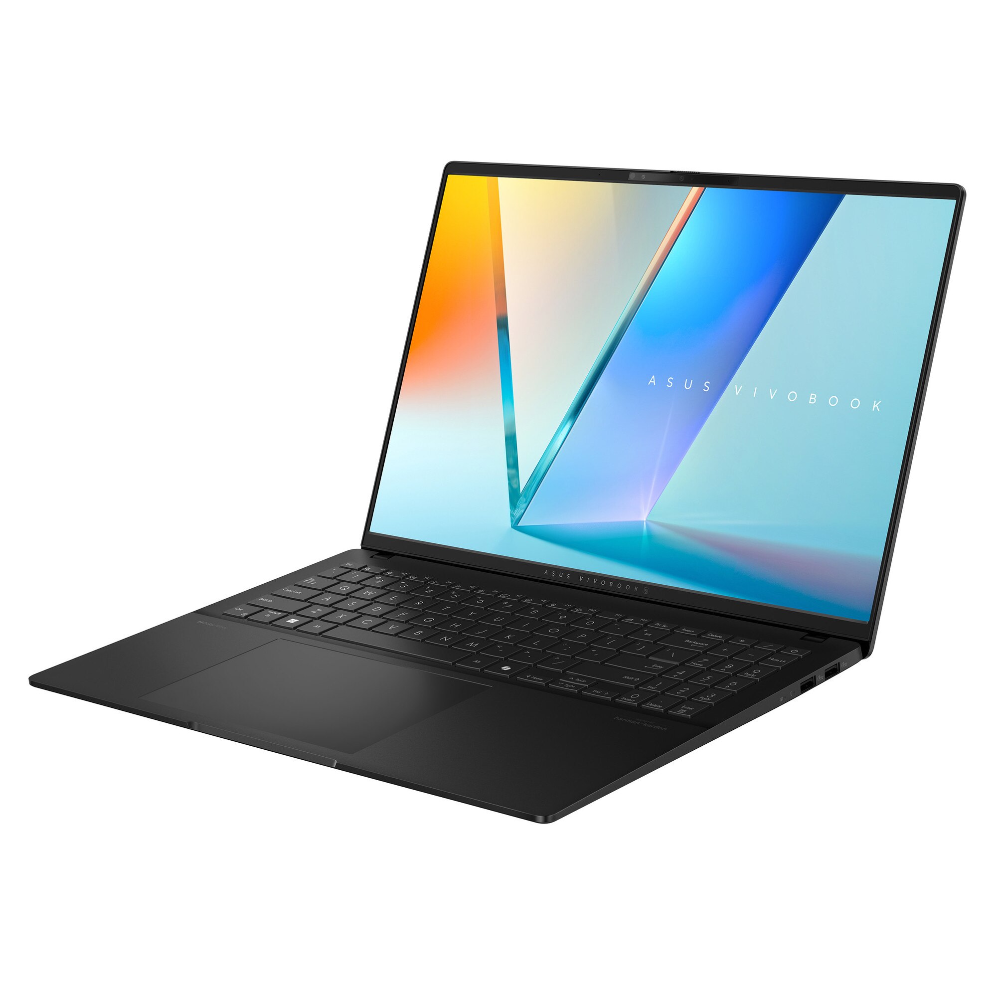 Laptop Asus Vivobook S16, M5606KA-RI036, 16.0-inch, 3K (2880 x 1800) OLED 16:10 aspect ratio, AMD Ryzen AI 7 350 Processor 2.0GHz (24MB Cache, up to 5.0GHz, 8 cores, 16 Threads), AMD XDNA NPU up to 50TOPS, AMD Radeon Graphics, 1x M.2 2280 PCIe 4.0x4, L