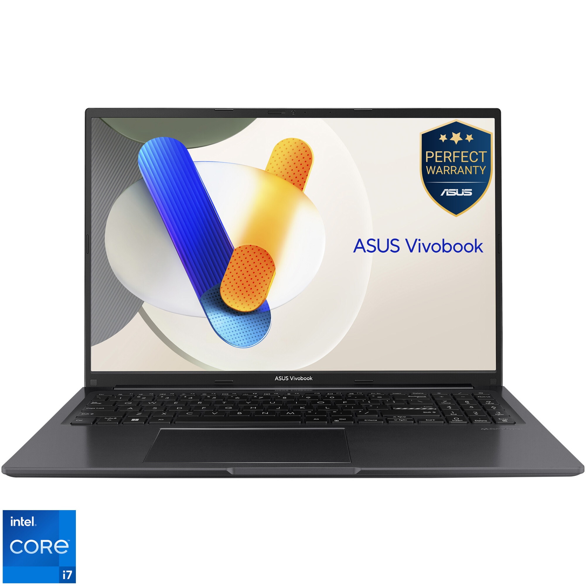 Laptop ASUS Vivobook 16 A1605VA cu procesor Intel® Core™ i7-13620H pana la 4.9GHz, 16'', WUXGA, IPS, 16GB DDR4 RAM, 1TB SSD, Intel® UHD Graphics, No OS, Indie Black