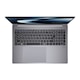 Laptop ASUS ExpertBook P3 PM3606CKA cu procesor AMD Ryzen™AI 5 330 pana la 4.5GHz, 16'', WUXGA, 16GB DDR5 RAM, 512GB SSD, AMD Radeon™ 820M, Windows 11 Pro, Misty Grey