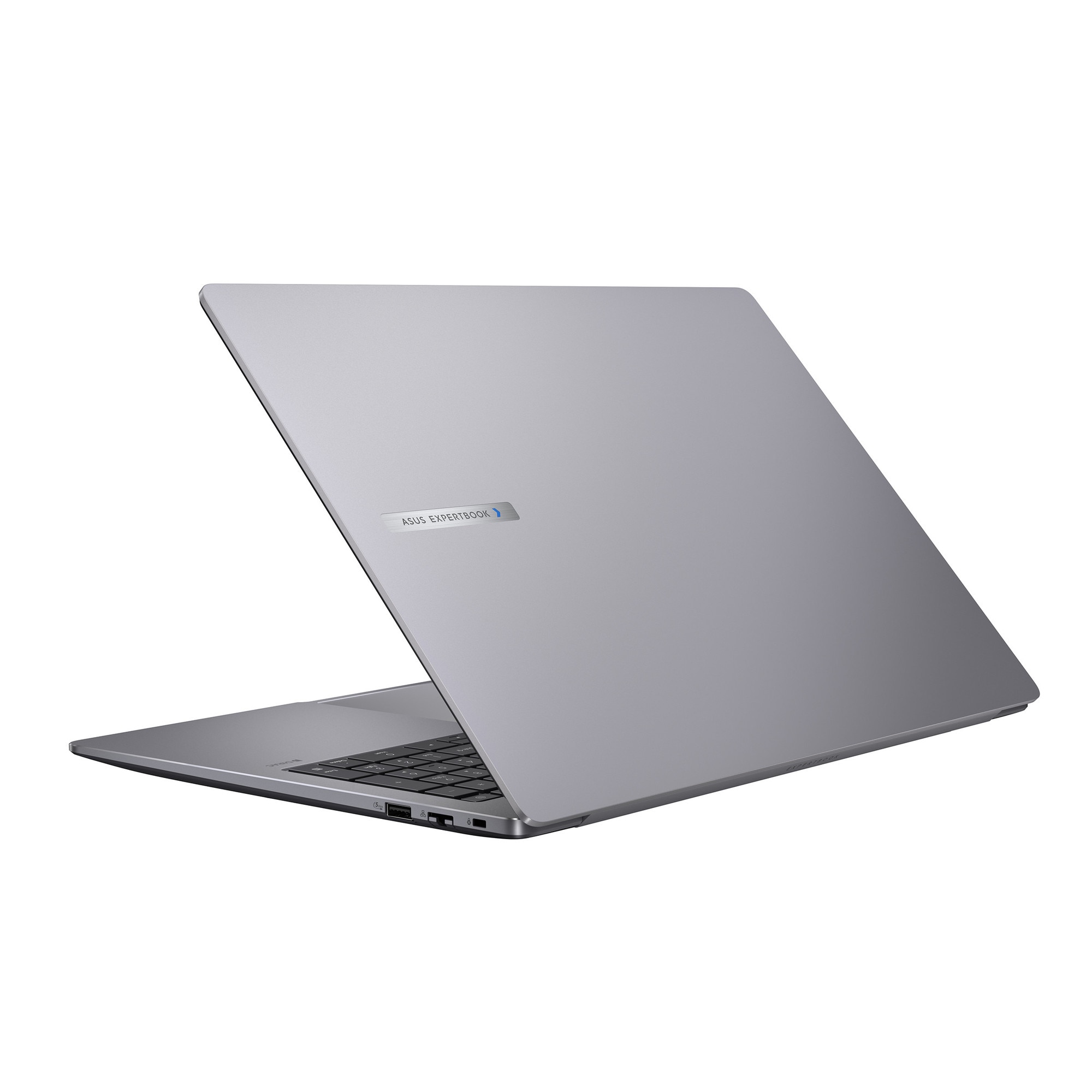Laptop ASUS ExpertBook P3 PM3606CKA cu procesor AMD Ryzen™AI 5 330 pana la 4.5GHz, 16'', WUXGA, 16GB DDR5 RAM, 512GB SSD, AMD Radeon™ Graphics, No OS, Misty Grey