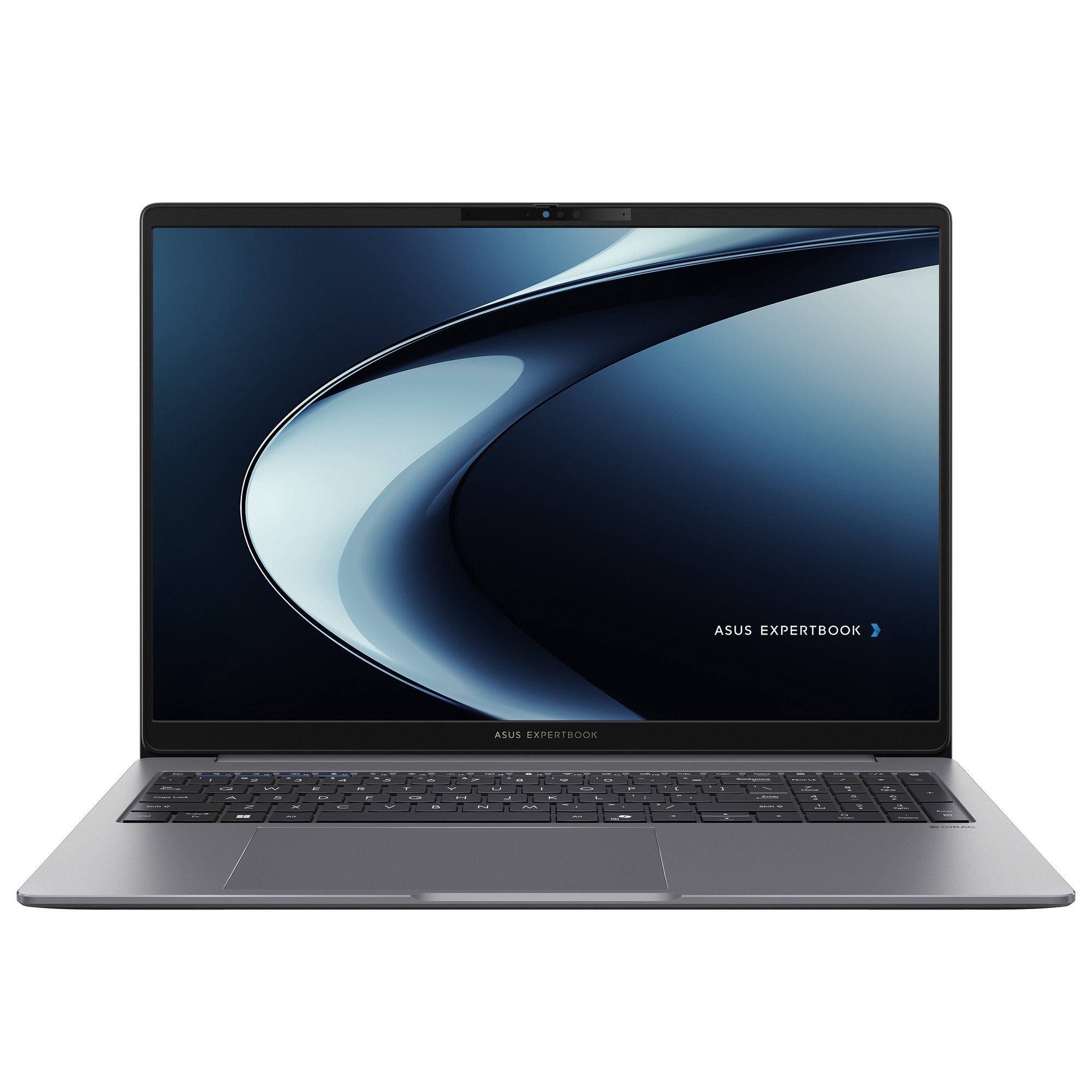 Laptop ASUS ExpertBook P3 PM3606CKA cu procesor AMD Ryzen™AI 5 330 pana la 4.5GHz, 16'', WUXGA, 16GB DDR5 RAM, 512GB SSD, AMD Radeon™ Graphics, No OS, Misty Grey