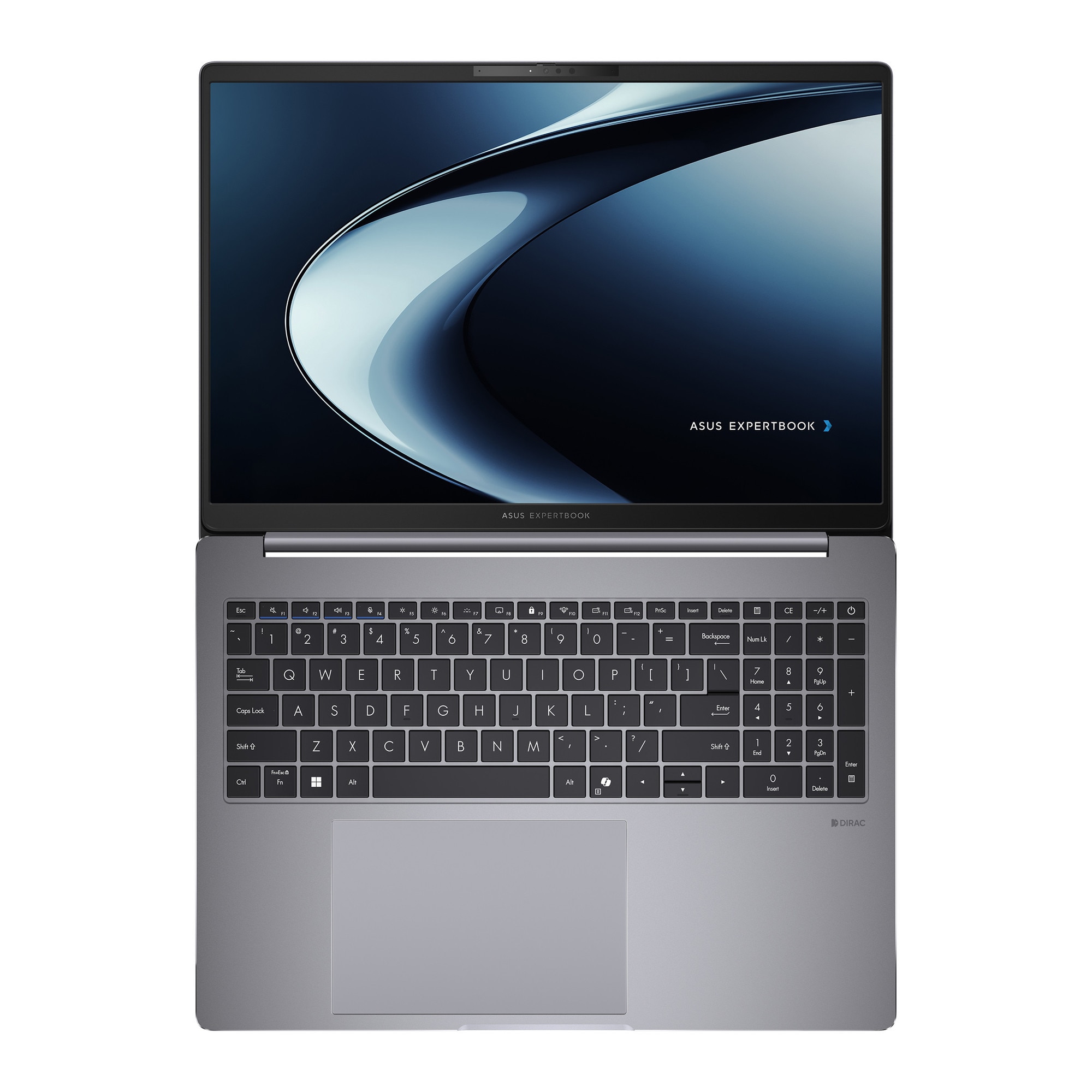 Laptop ASUS ExpertBook P3 PM3606CKA cu procesor AMD Ryzen™AI 5 330 pana la 4.5GHz, 16'', WUXGA, 16GB DDR5 RAM, 512GB SSD, AMD Radeon™ Graphics, No OS, Misty Grey