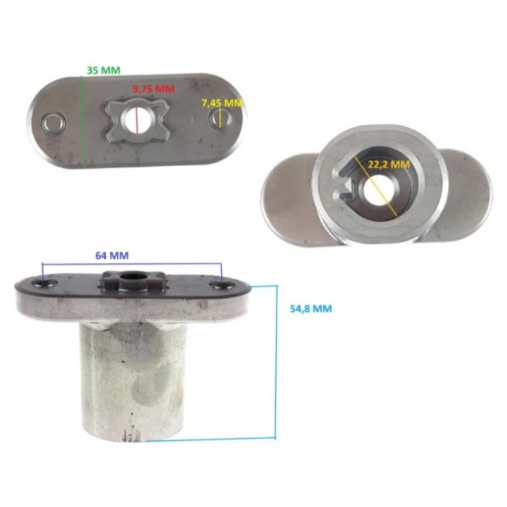 Suport pentru cutit masina de tuns iarba MTD P 53 HWO, YM 6021 CB, 53 SP, GES 53