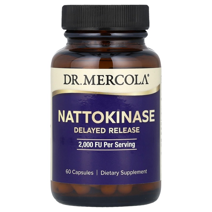 Nattokinaza Dr. Mercola, 2000 FU, 60 capsule