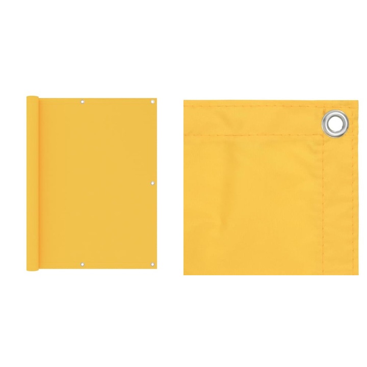 Prelata balcon galben 120x400 cm tesatura Oxford