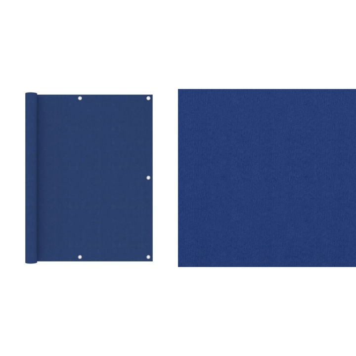Prelata balcon albastru 120x400 cm tesatura Oxford