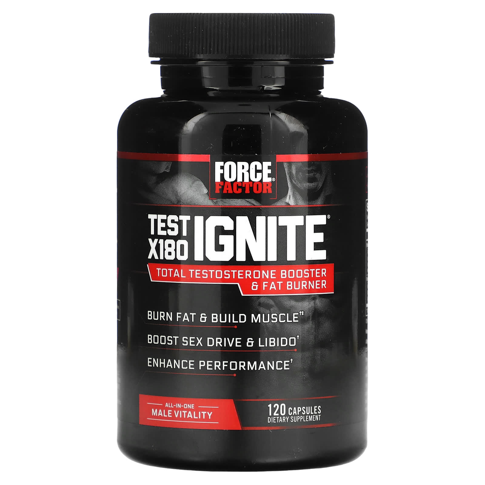 Supliment nutritiv, Force Factor, Test X180 Ignite, 120 capsule - eMAG.ro