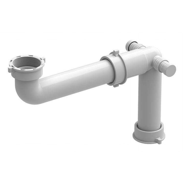 Element Quadron SAVE SPACE 3 1/2 pentru accesorii de sifon din otel si granit