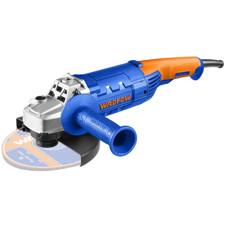 Polizor unghiular Wadfow WAG852001, 2000 W, 230 mm diametru disc, 6500 RPM, M14