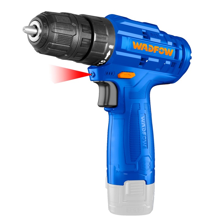 Акумулаторна бормашина/винтоверт Wadfow WCDS510, 12 V, 750 об/мин, 20 Nm, USB-C, Батерия