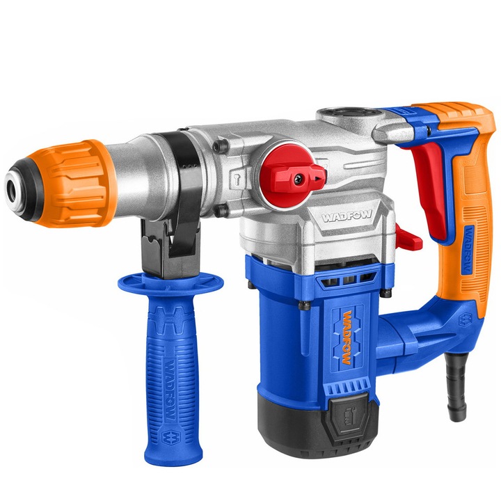 Перфоратор SDS Plus Wadfow WRH2D26, 1050 W, 1100 об/мин, 3800 уд/мин, 4.5 J, 40 мм максимален диаметър на пробиване