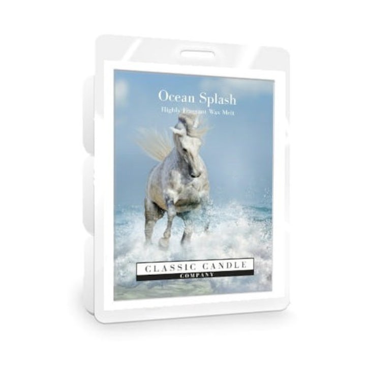 Класическа свещ Ocean Splash, морски аромат с флорални нотки, 220 г