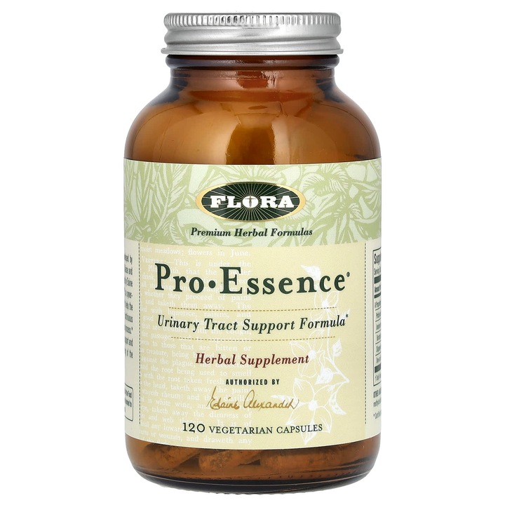 Flora, Pro-Essence, 120 capsule vegetale, suport pentru caile urinare