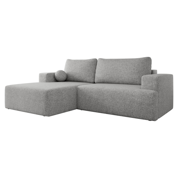 Coltar cu functie de dormit Dmiore stanga, MIRJAN 24, gri, 163x266x93 cm