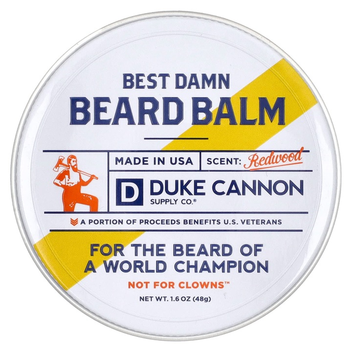 Balsam pentru barba, Duke Cannon, Best Damn Beard Balm, 48 g