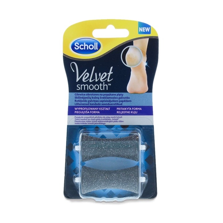 Scholl vastag bársony hajcsavarók, 1 db-os készlet, sarokra, sima