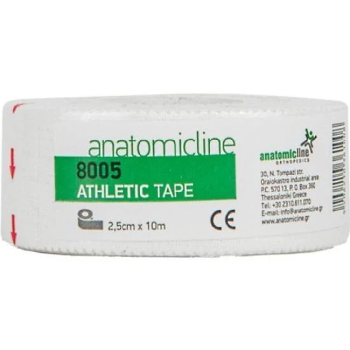 Plasturi Anatomic Line, Tainie Micropore 2.5cm x 10m, hypoalergenica, latex free