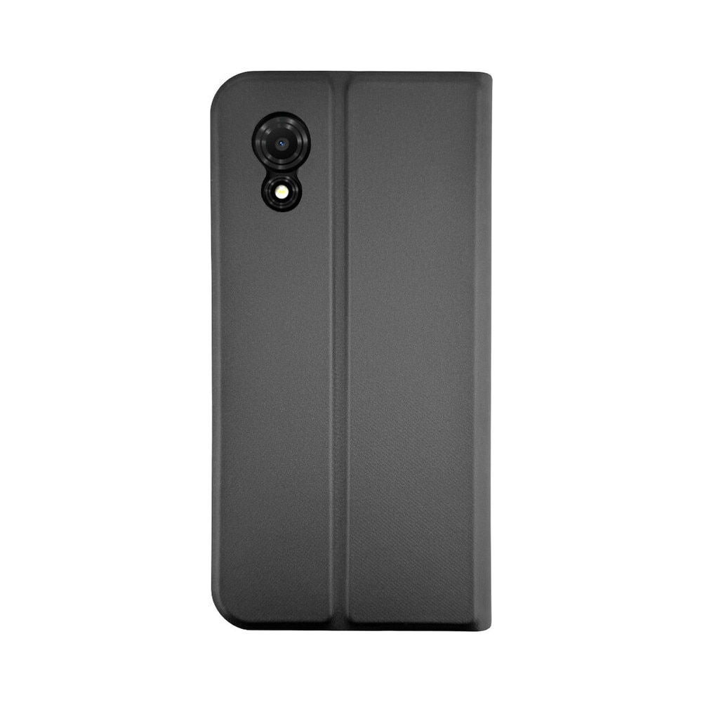 Husa de protectie tip carte CENTO Soho compatibila cu TCL 501 Negru Premium, Inchidere magnetica, Protectie Sporita, Anti soc, Anti zgarieturi, Functie de stand