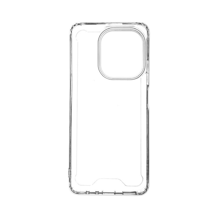 Husa de protectie CENTO Como compatibila cu Oppo A5 Pro Transparent Silicon Premium, Slim, colturi intarite, Anti zgarieturi, Anti soc, cu margini ridicate pentru protectia ecranului si a camerei