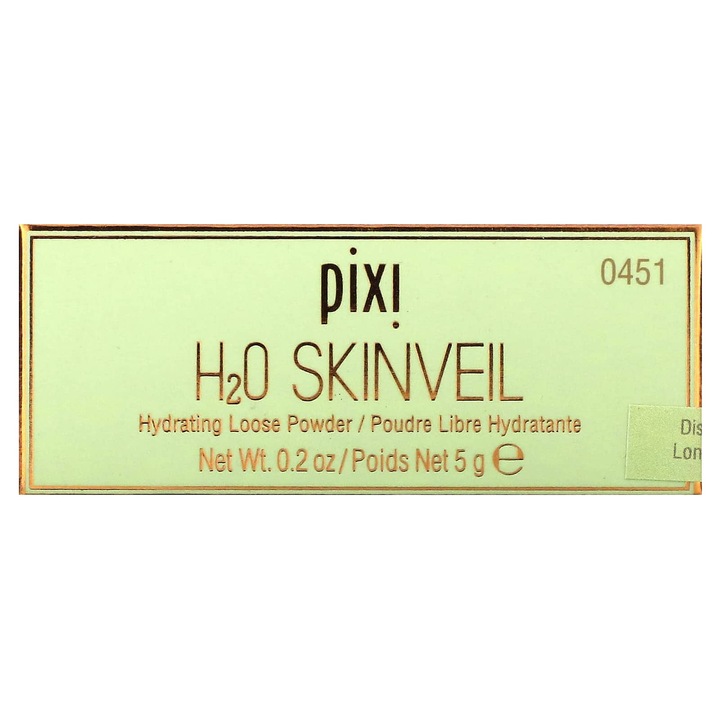 Pudra, Pixi Beauty, H2O Skinveil, 0451 Transparent, 5 g