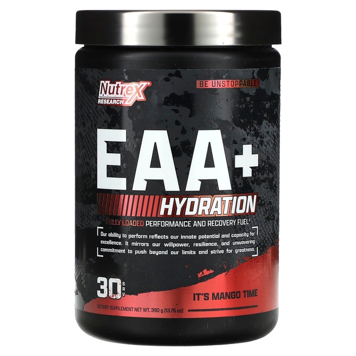 Nutrex Research, EAA+ Hidratant, Mango, 390 g