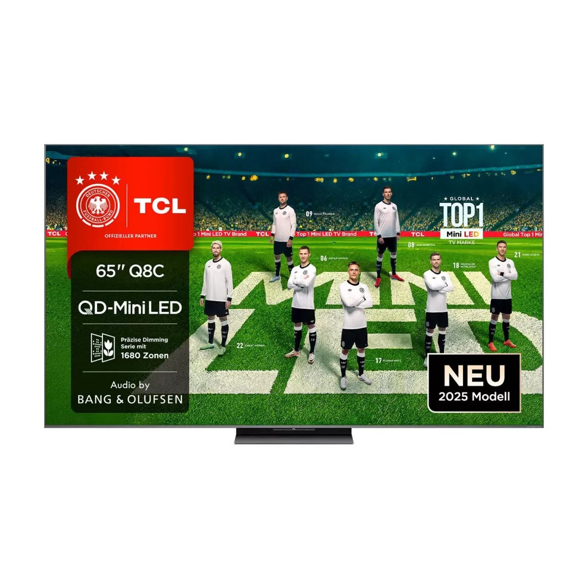 Televizor Mini LED TCL 65Q8C, 164 cm, Google TV, Ultra HD 4K, Clasa D