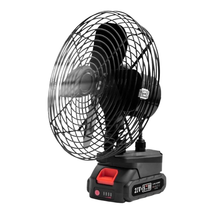Hordozható Kemping Ventilátor Újratölthető Akkumulátorral