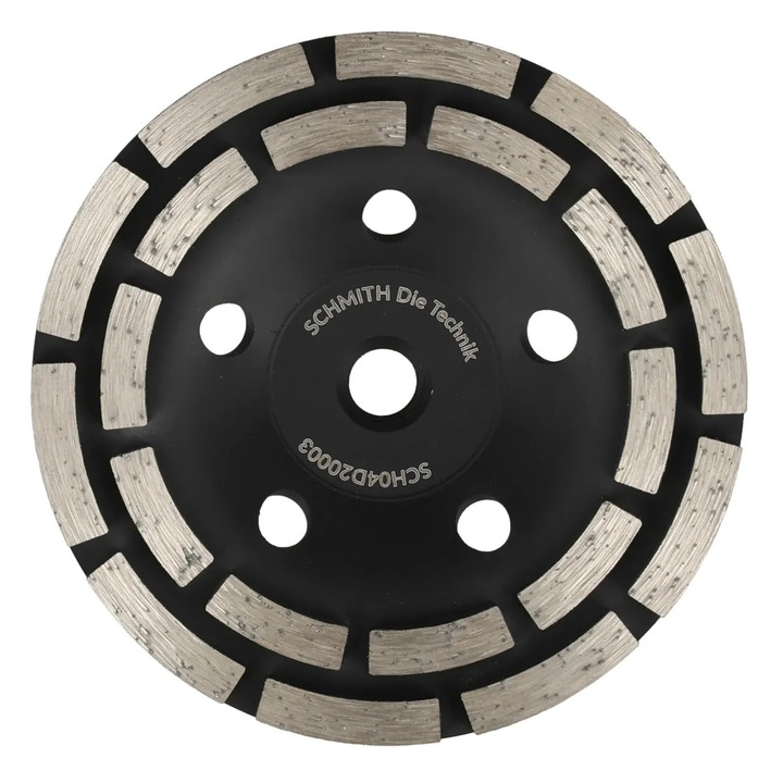 Gyémánt csiszolókorong KETTŐS 125 mm M14 Schmith
