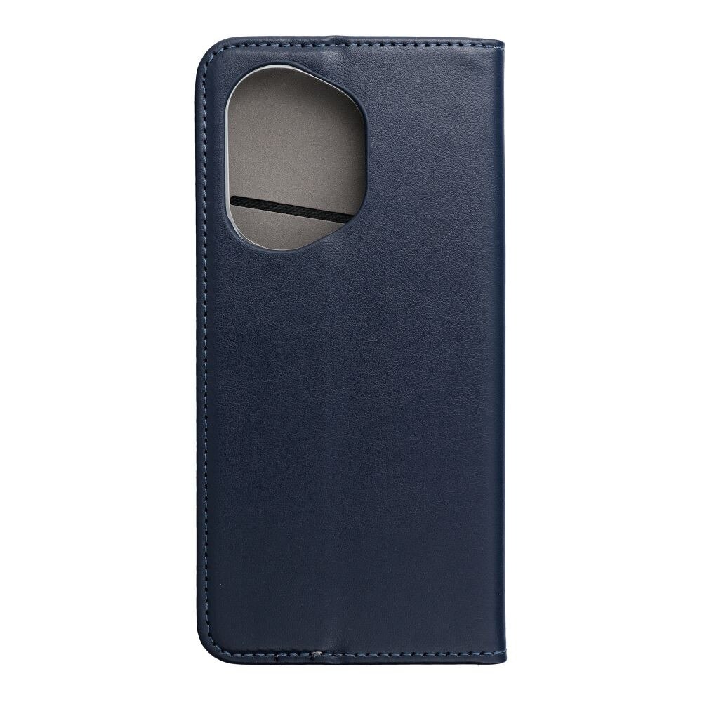 Husa de telefon compatibila Honor 400 5G, tip carte, cu suport pentru carduri bancare, cu inchidere magnetica, albastru inchis, Smart Magneto