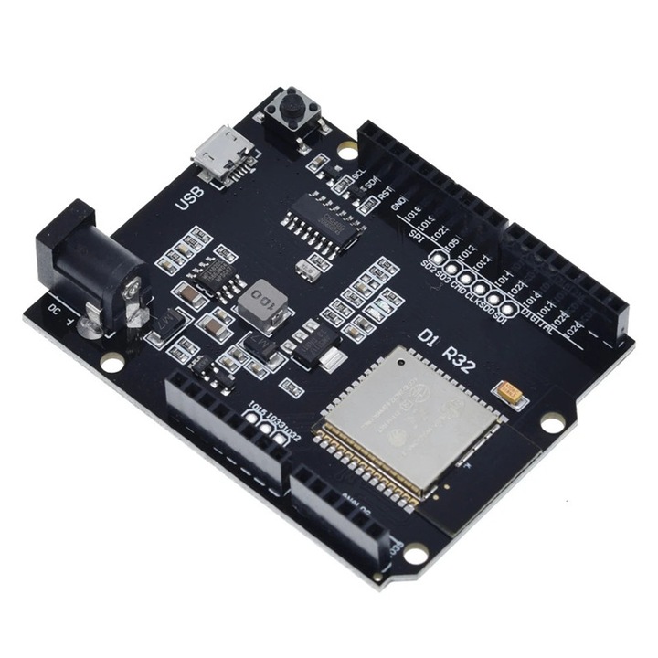 Placa de dezvoltare ESP32 WiFi si Bluetooth compatibila Wemos D1 Mini, Arduino UNO R3
