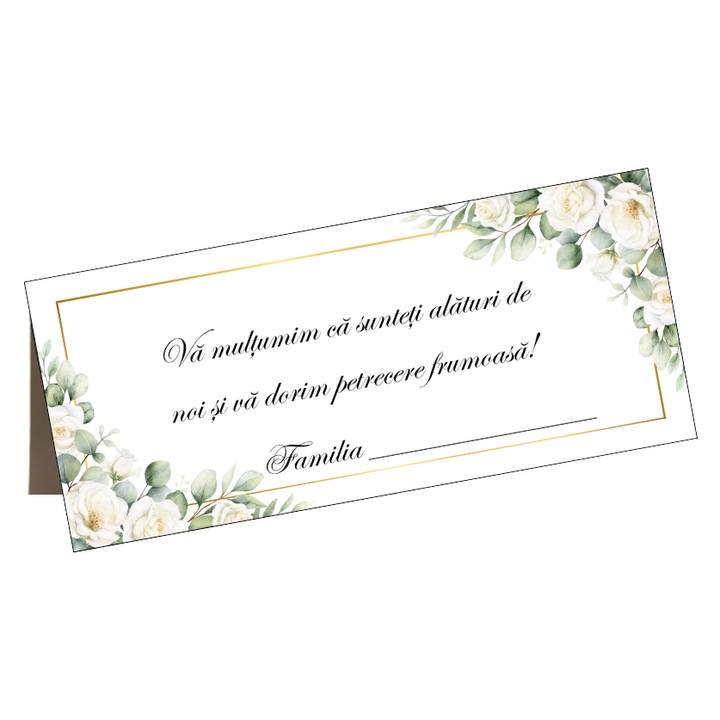 Set plicuri bani nunta, Model 82-10 buc