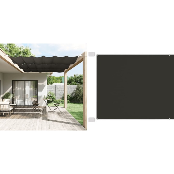 Copertina verticala, antracit, 140x270 cm, tesatura Oxford