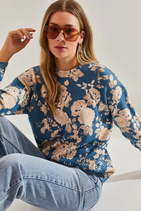 Női pulóver, HiCCUP, többszínű, kötött, SM INTL