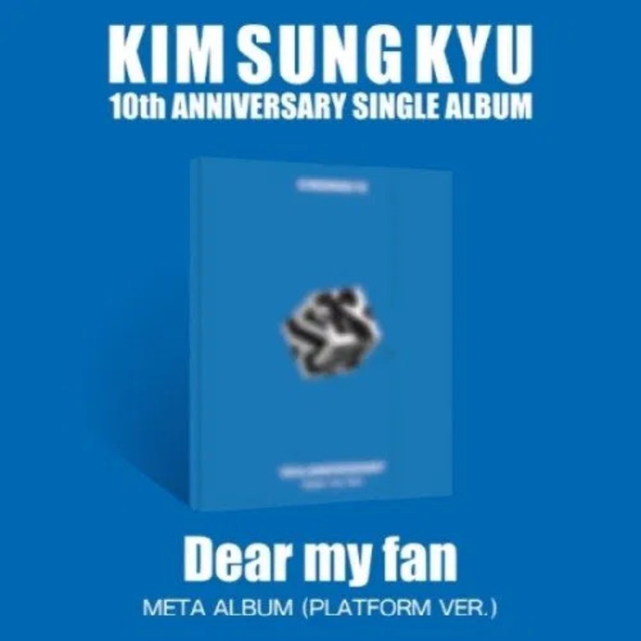 Album muzical, Kim Sung Kyu, Dear My Fan, K-pop, platforma, import