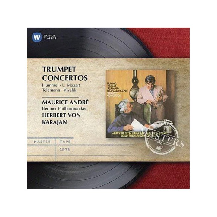 CD Maurice Andre: Trumpet Concertos, muzica clasica, 1 disc, plastic