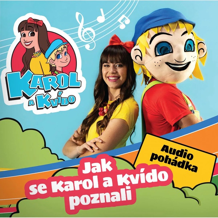 CD audiopohadka Karol si Kvido: Cum s-au cunoscut, muzica ceha, 1 disc