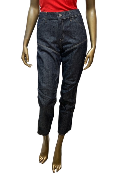 Blugi de dama G-Star RAW 5620 3D MID Boyfriend 6003601 16113-41, Talie medie, Picior drept, W27-L32, Bleumarin