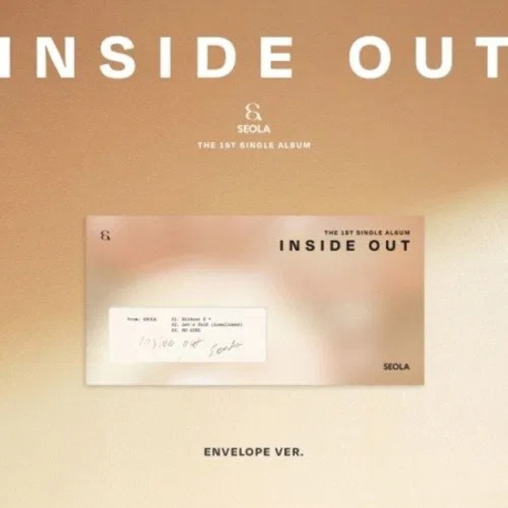CD Seola: Inside Out (Envelope Version With Sound Wave Benefit), K-pop, 1 disc