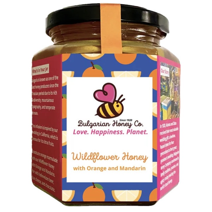 Мед с Масла от Портокал и Мандарина, 250гр