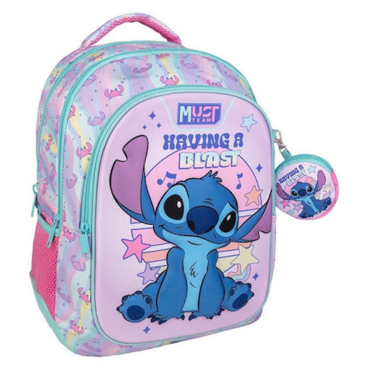 Szuperhős, 3 cipzáras hátizsák, 43x32x18