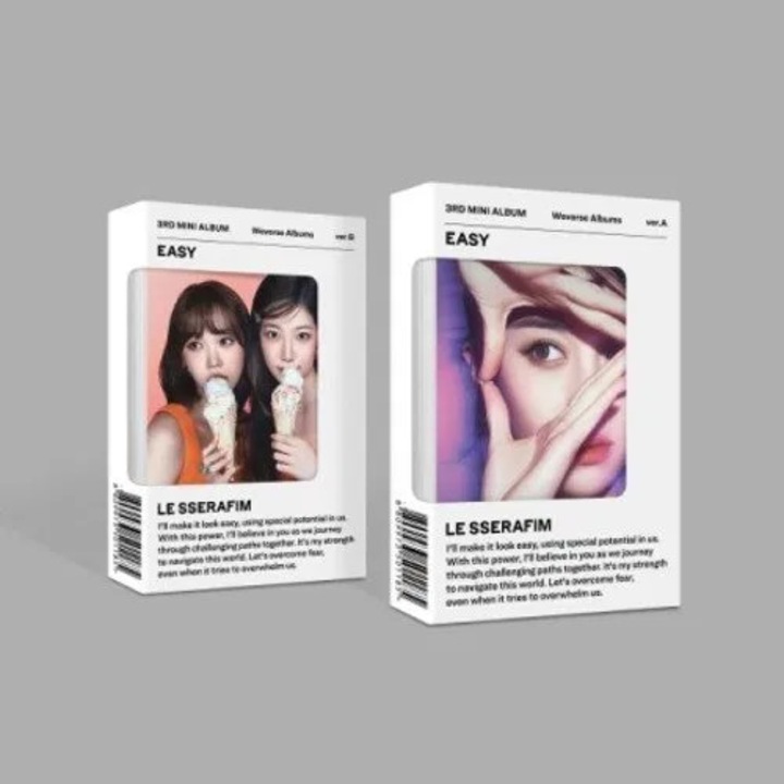 Album muzical, Le Sserafim, Easy (Weverse Album Version), K-pop, exclusivitate, import