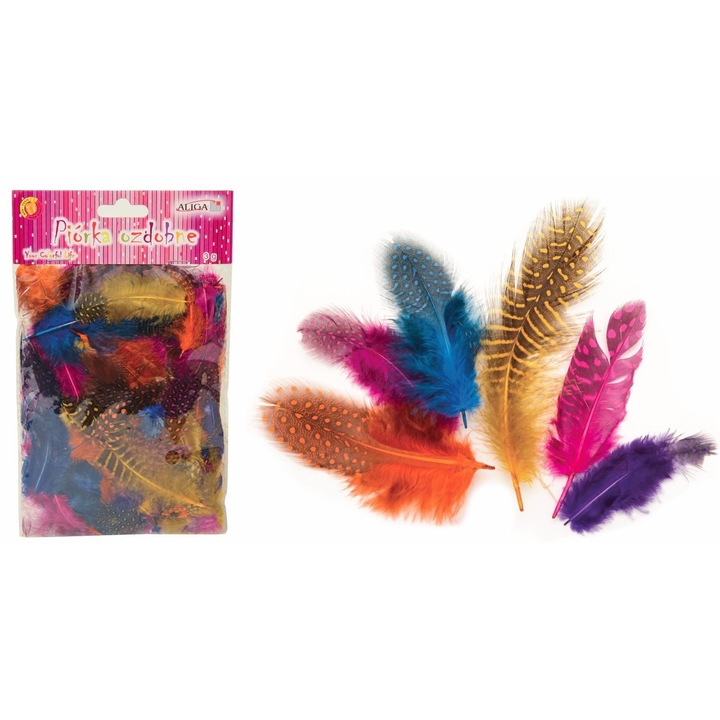 Комплект пера, Алига, Многоцветни, 3 гр.