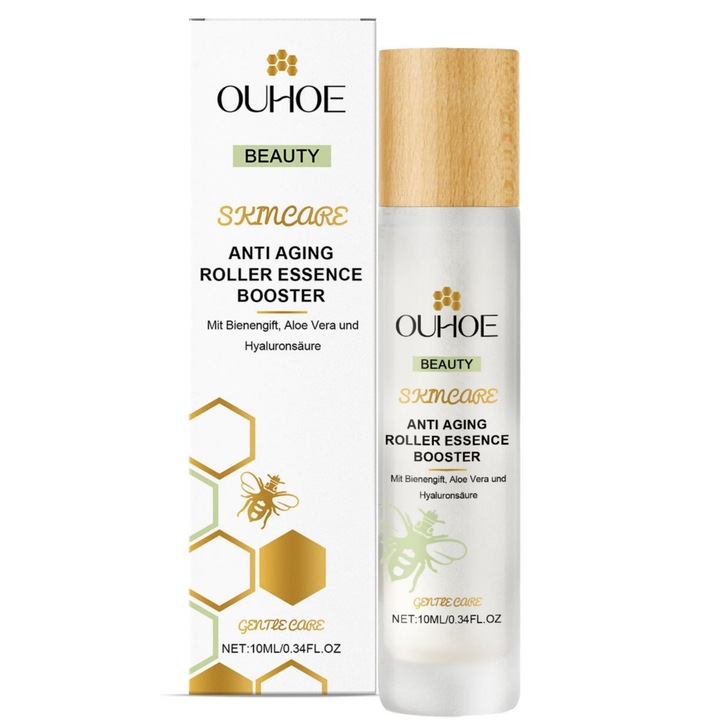 OUHOE öregedésgátló szérum, 10ml, hialuronsavval, bőrfeszesítő, uniszex