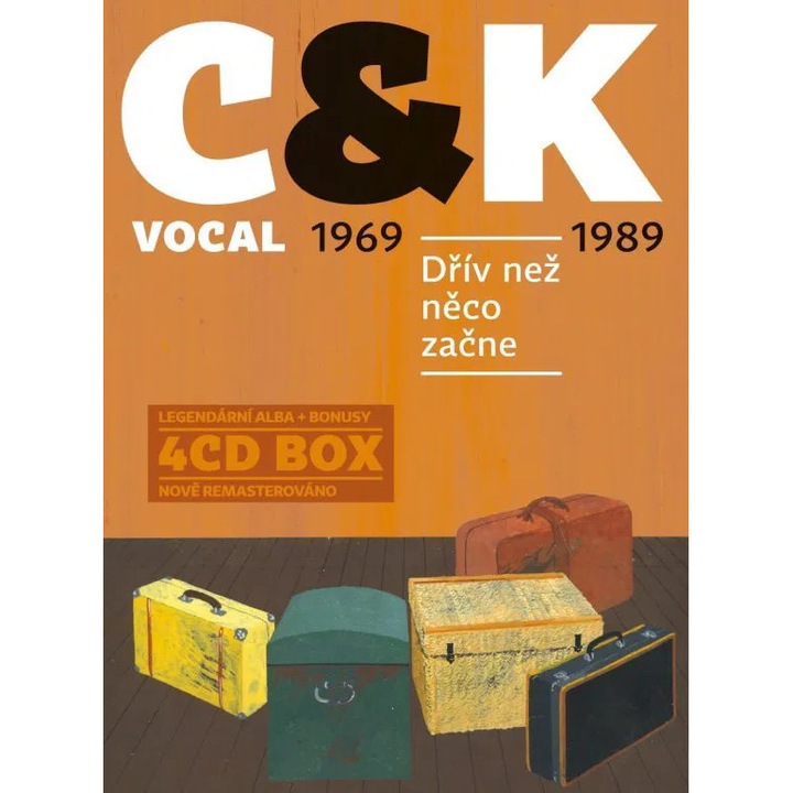 C & K Vocal: Dřív než něco začne - set 4 CD, чешка музика