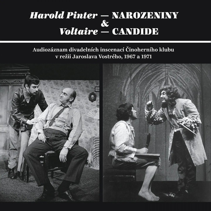 Cinoherni klub: Pinter: Narozeniny - Voltaire: Candide, set 4CD, аудиокниги
