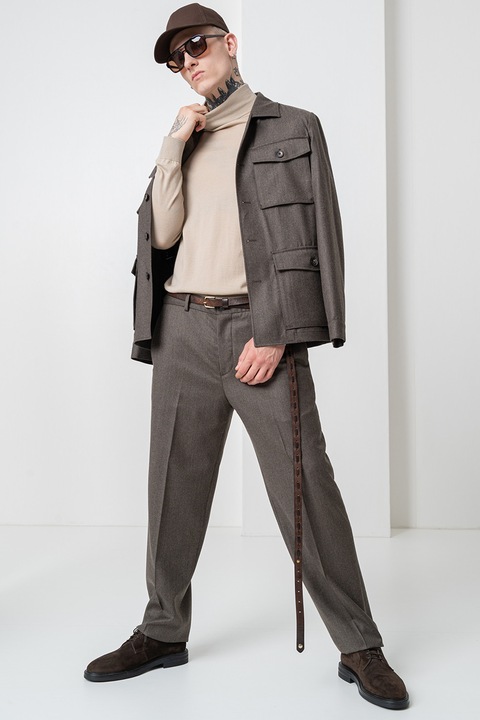 Pal Zileri, Finomkötött gyapjúgarbó, Tevebarna