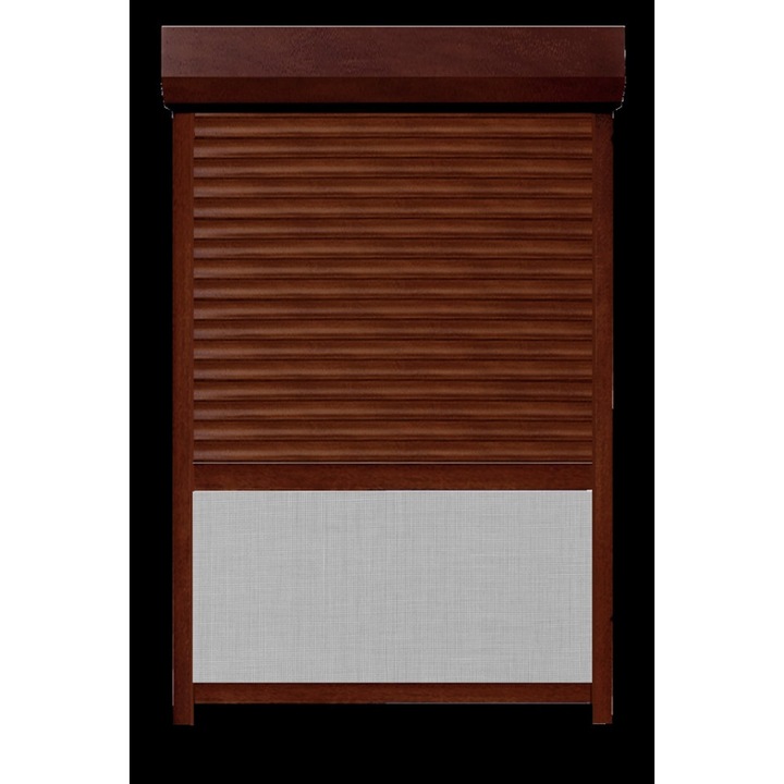 Rulou exterior aluminiu mahon cu plasă insecte, 1900x1000mm